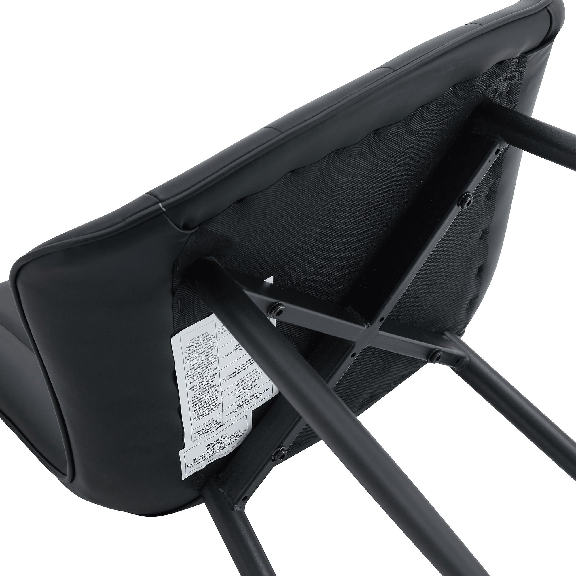 Modern Style Extended Seat Cushion Dining Chair Set