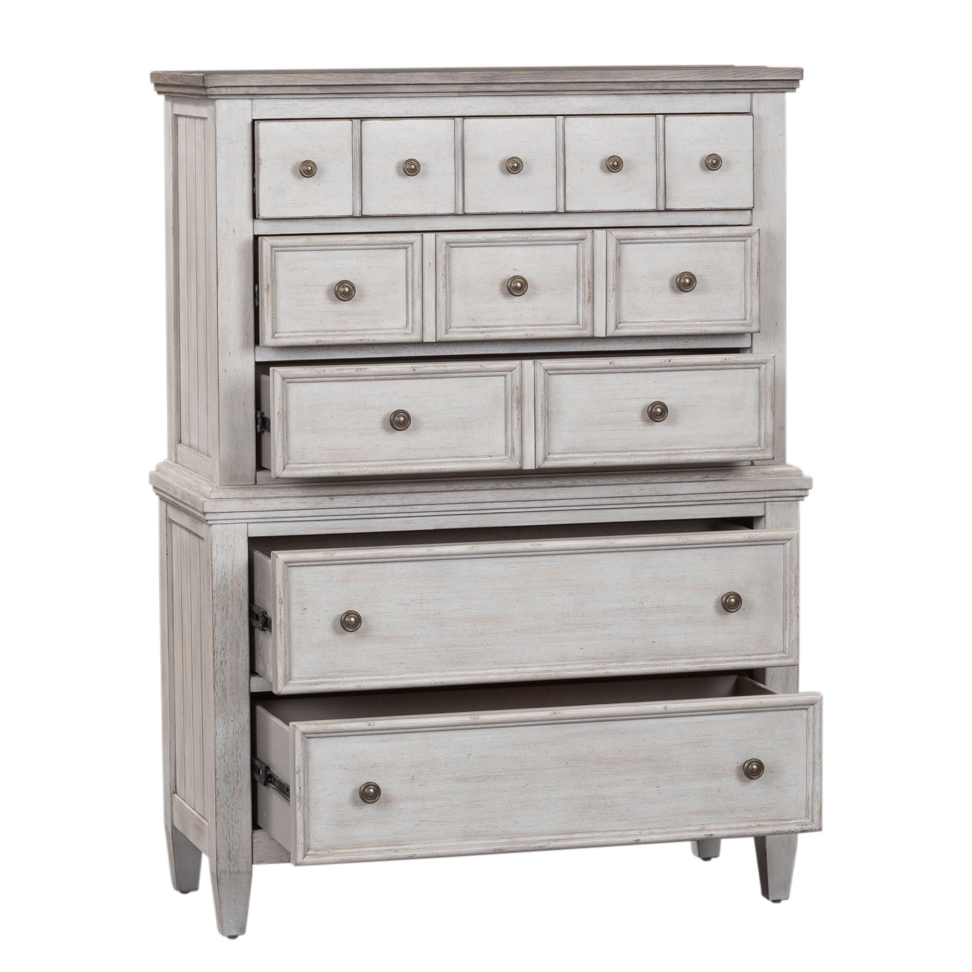 Liberty Furniture Heartland - 5 Drawer Chest - White | Meri Furniture