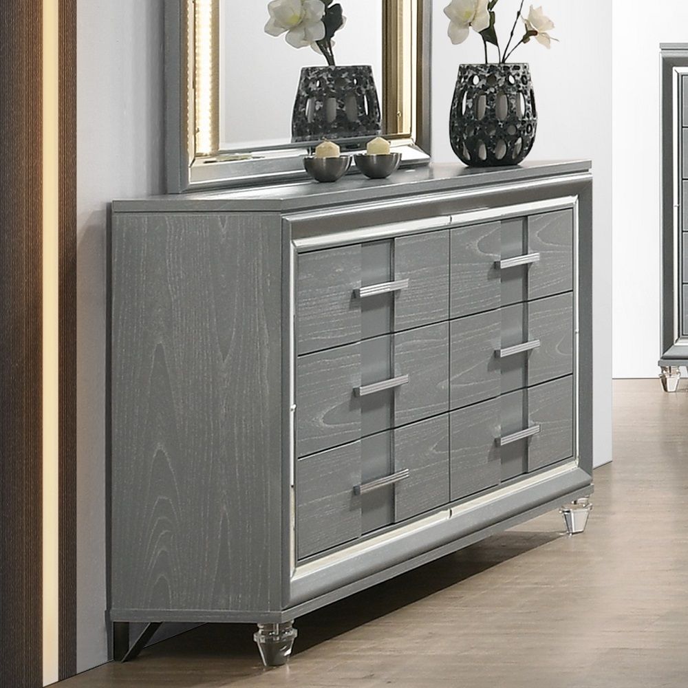 ACME Truman - Dresser - Gray | Meri Furniture