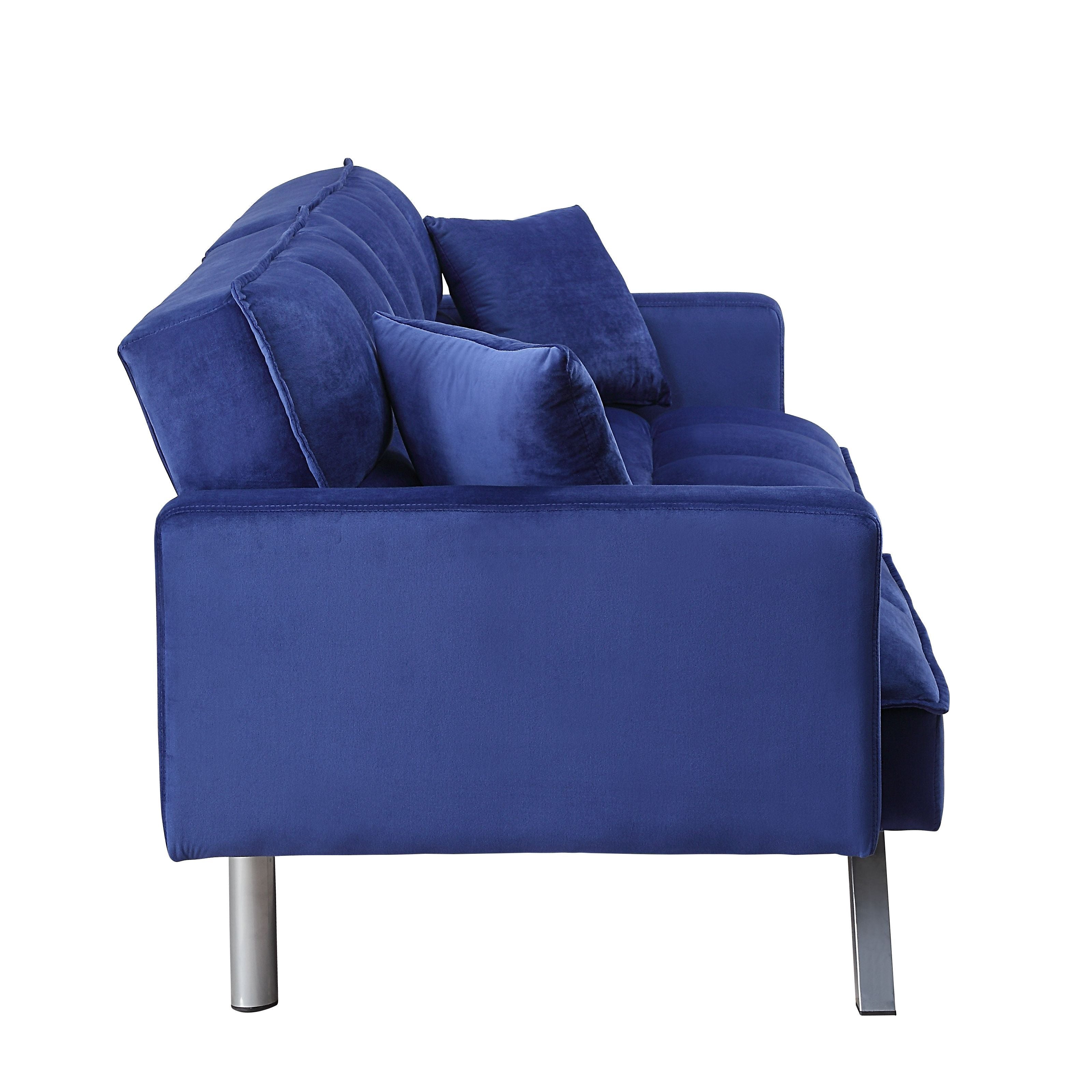 ACME Mecene - Futon - Blue Velvet | Meri Furniture