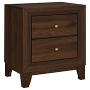 Coaster Fine Furniture Welsley - 2-Drawer Nightstand Bedside Table - Walnut | Meri Furniture