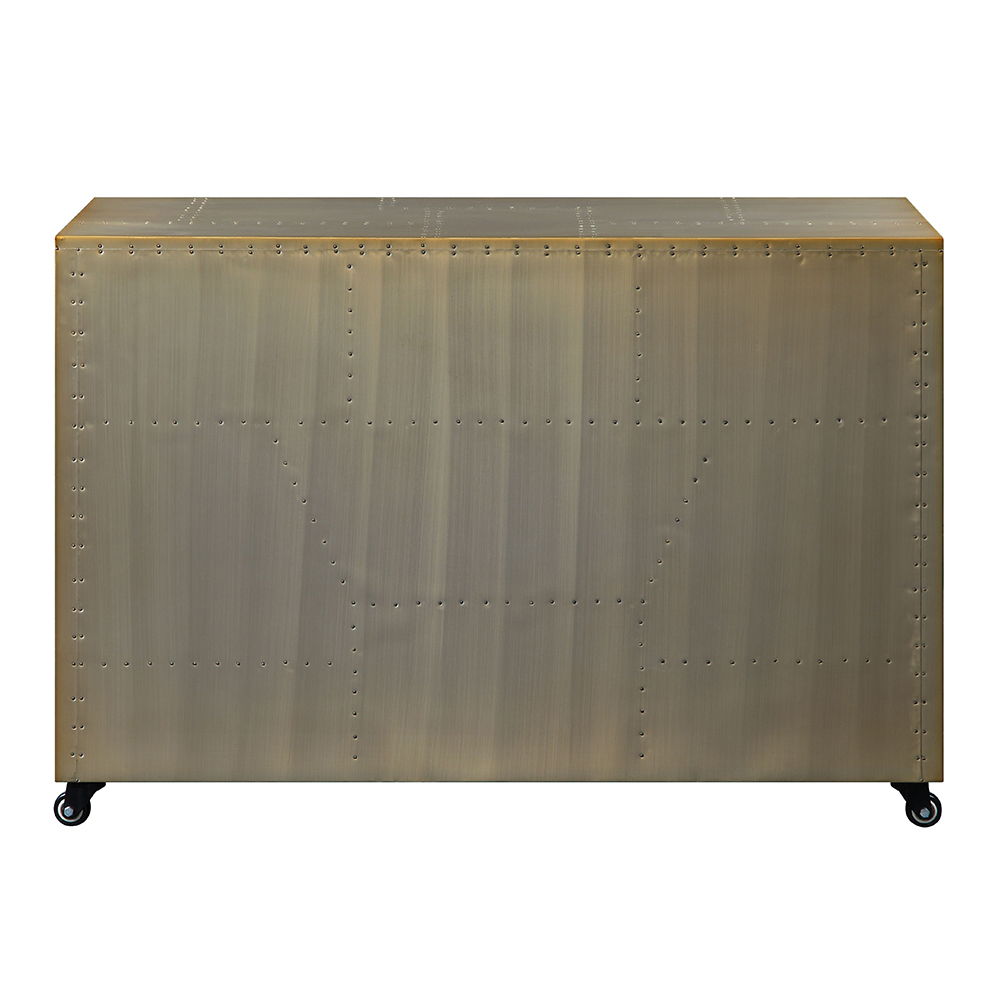 Jennavieve - Cabinet - Gold Aluminum