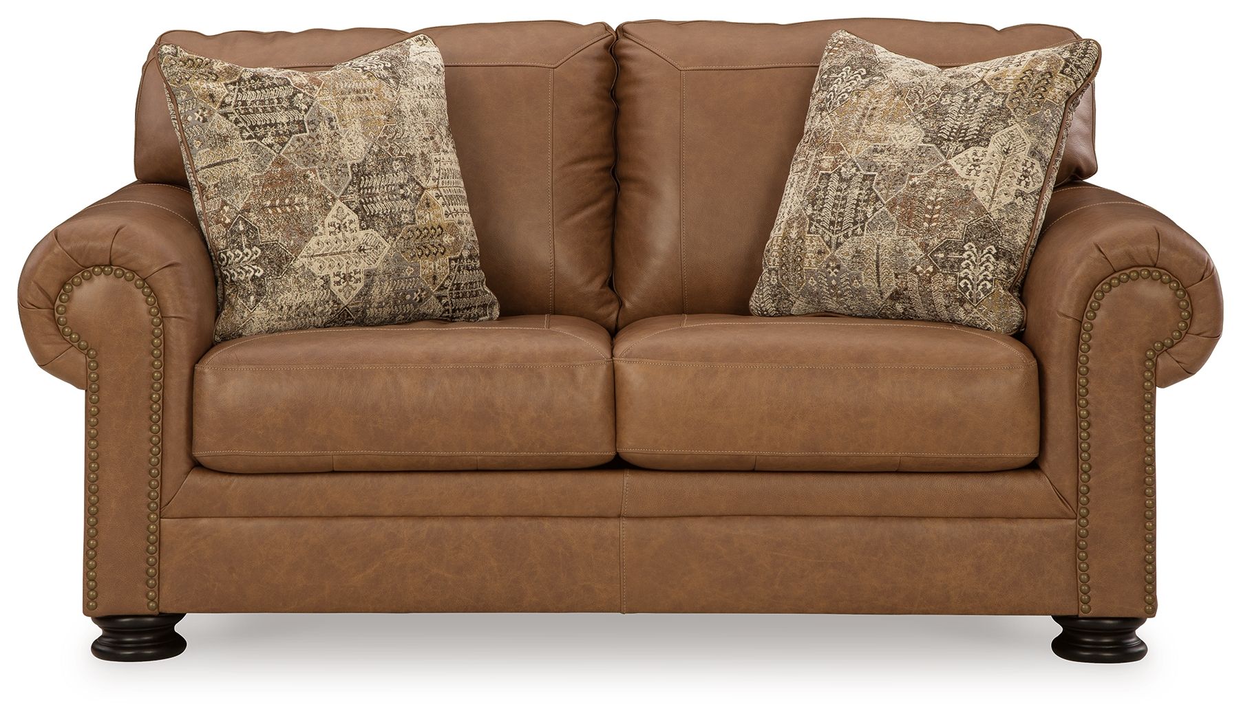 Signature Design by Ashley® Carianna - Caramel - Loveseat | Meri Furniture