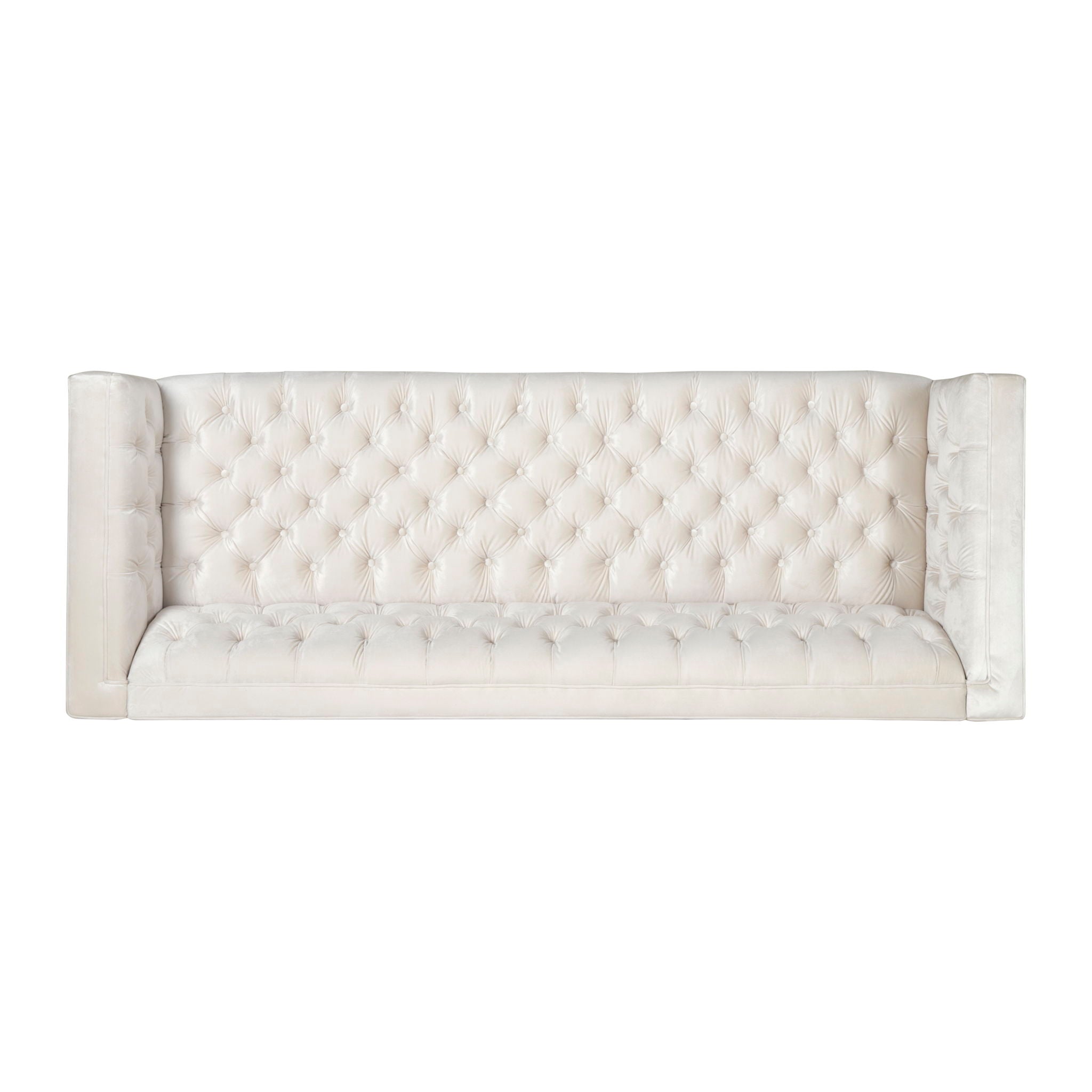 Contemporary 3 Seater Sofa With Button Tufting