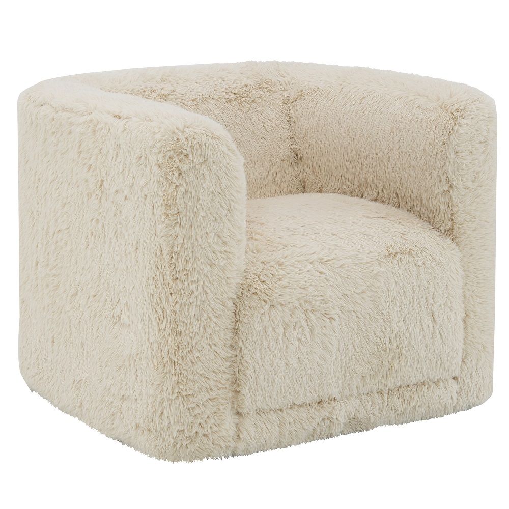 ACME Upendo - Chair With Swivel - Beige | Meri Furniture