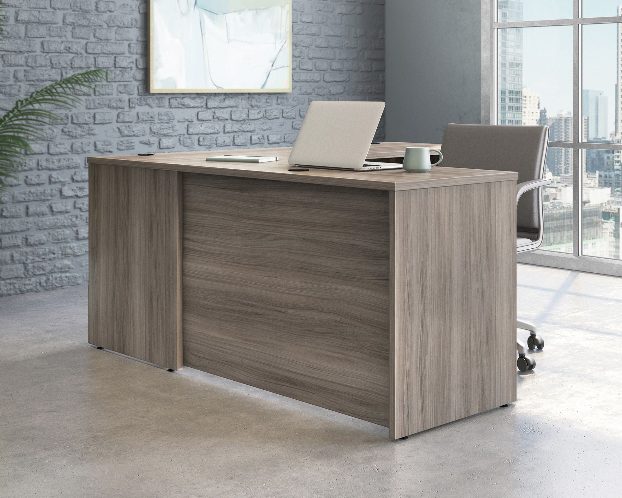 42" Commercial Desk Return in Hudson Elm