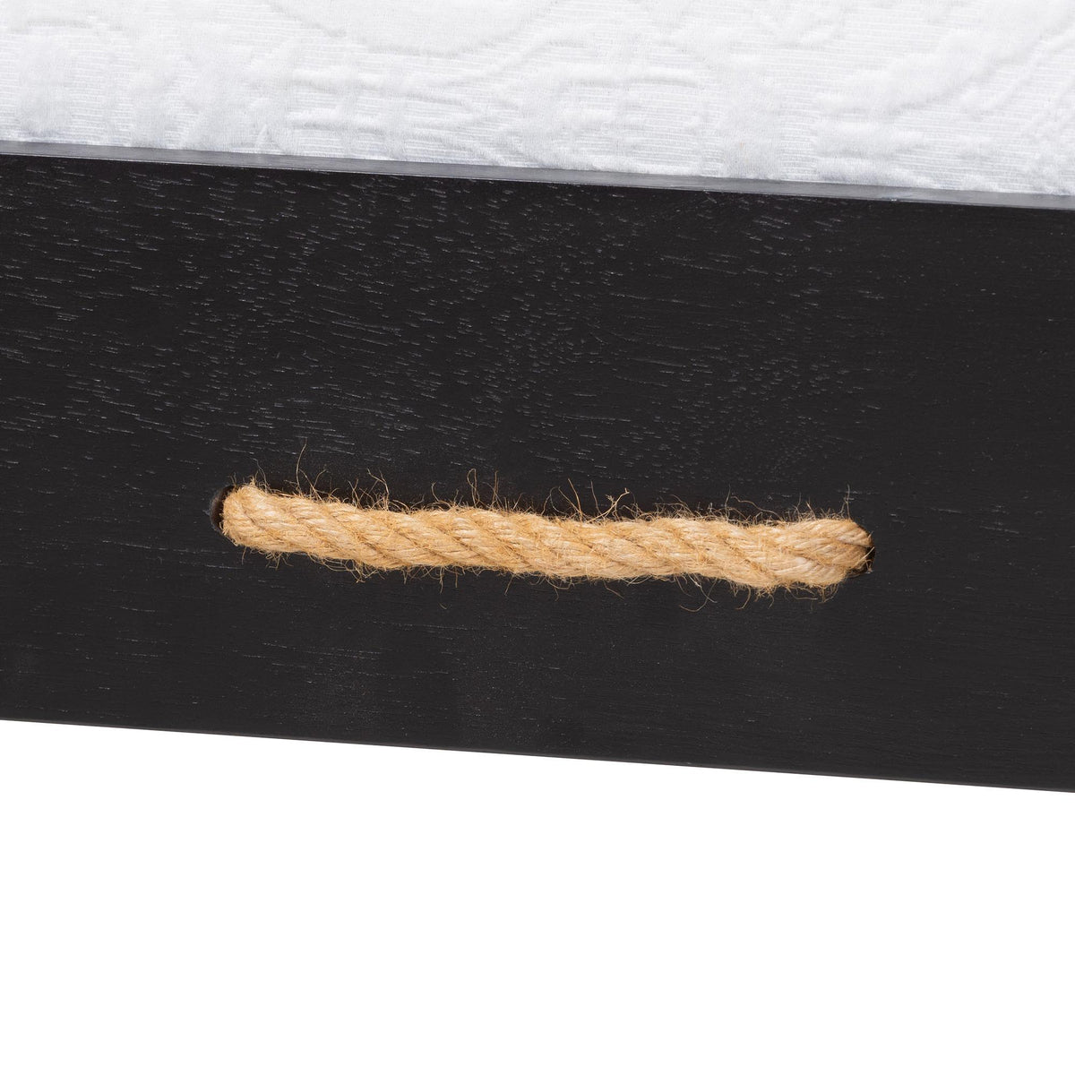 Gaetano Wood Daybed with Turned Spindle Post, Black, Twin