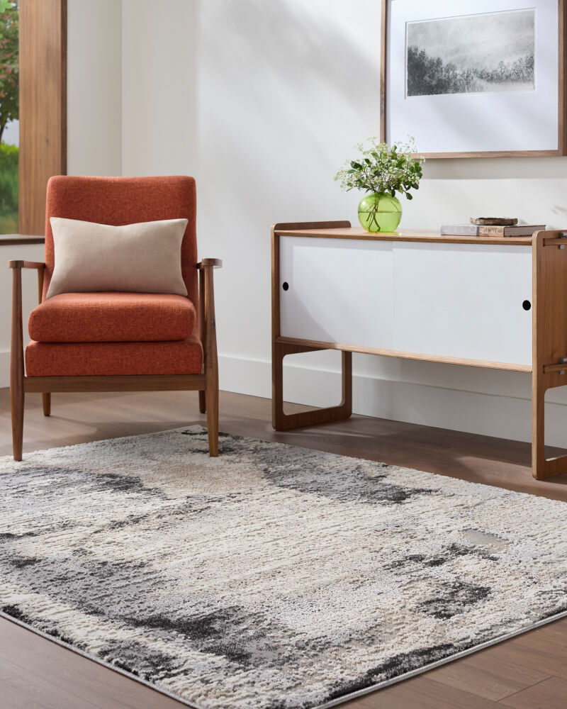 Siyah Machine Woven Rug