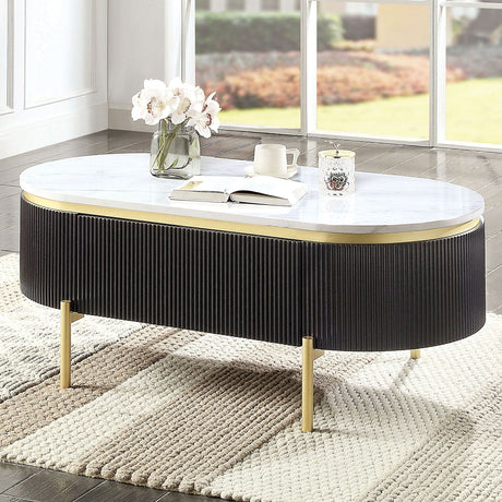 Furniture of America Koblenz - Coffee Table - Dark Walnut | Meri Furniture