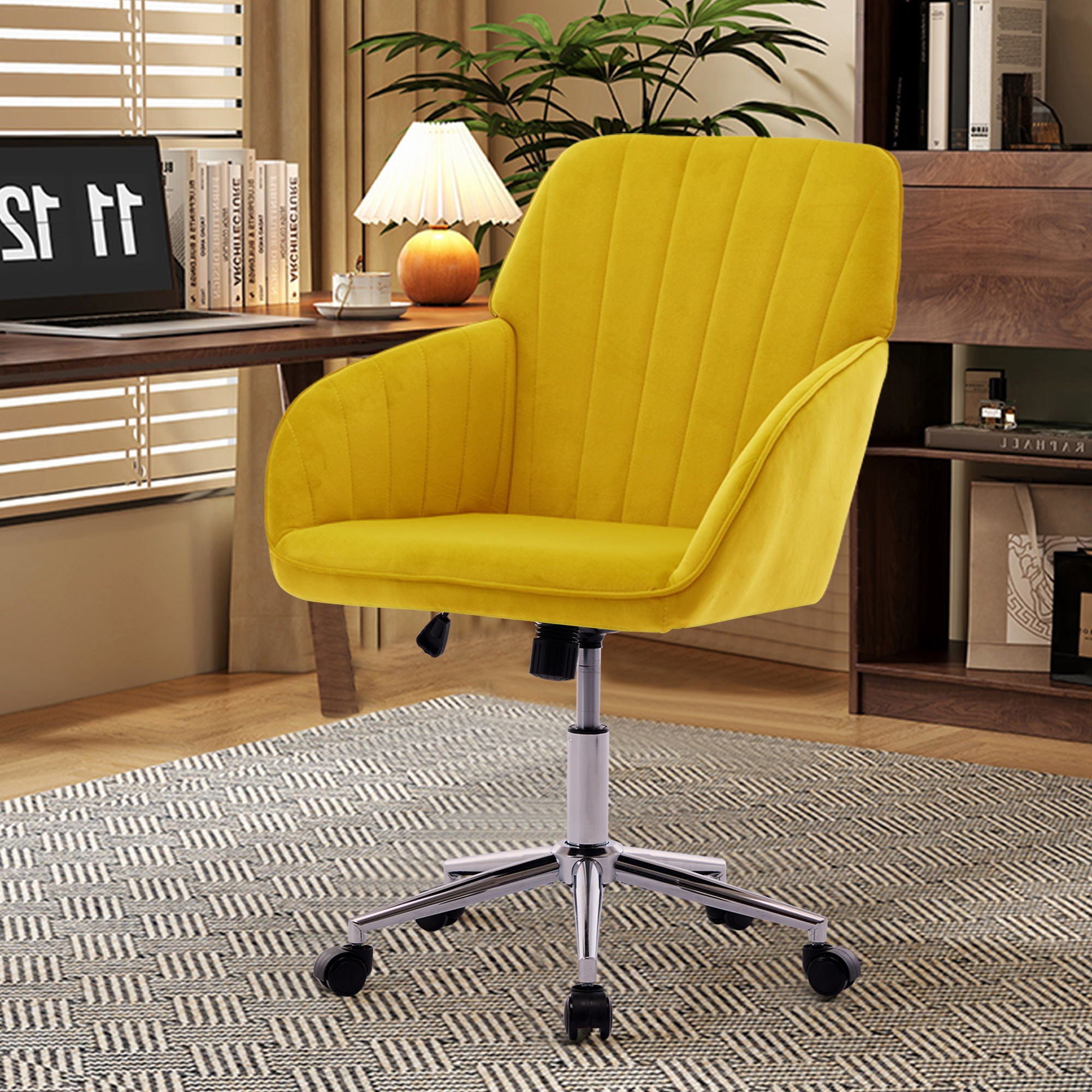 Adjustable Ergonomic Office Chair, Swivel Backrest Seat