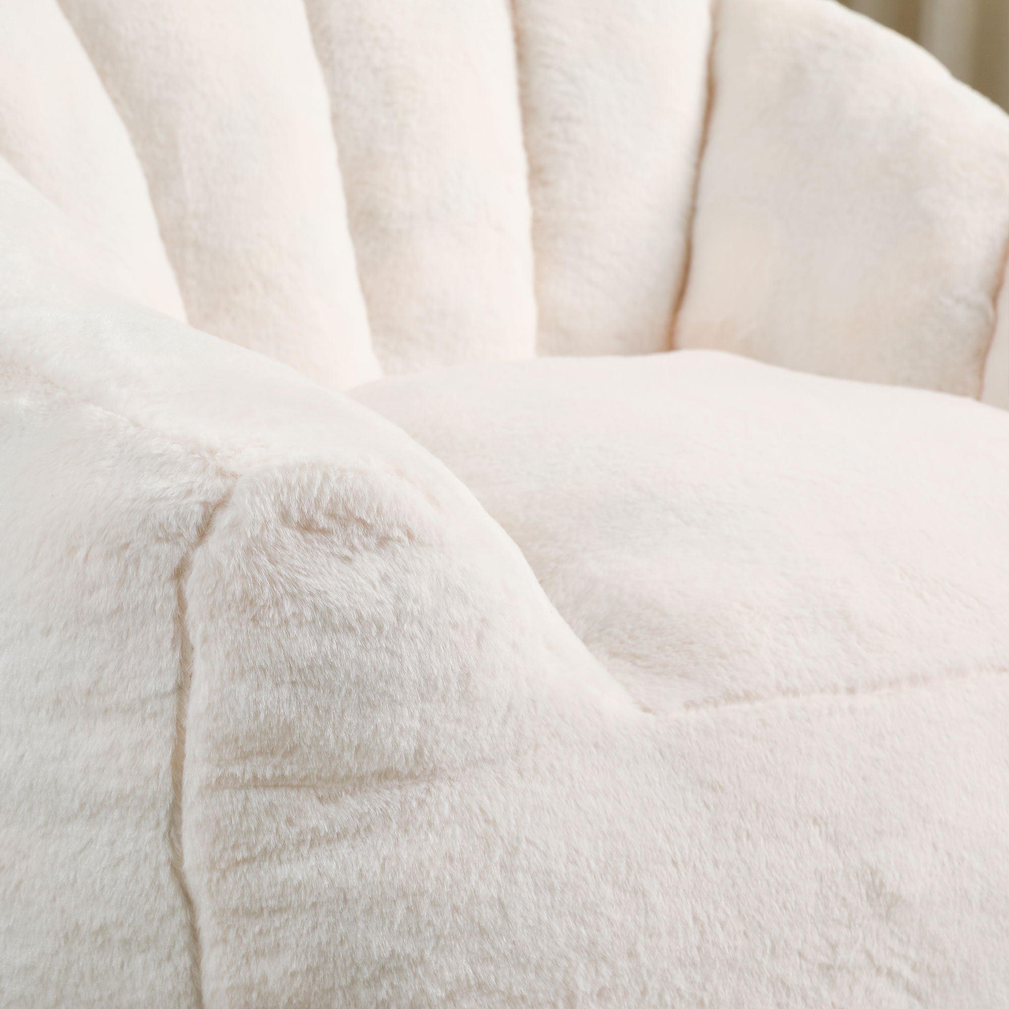 Beanbag Chair, Beanbag Sofa Chair With Armrests Stuffed High Density Foam