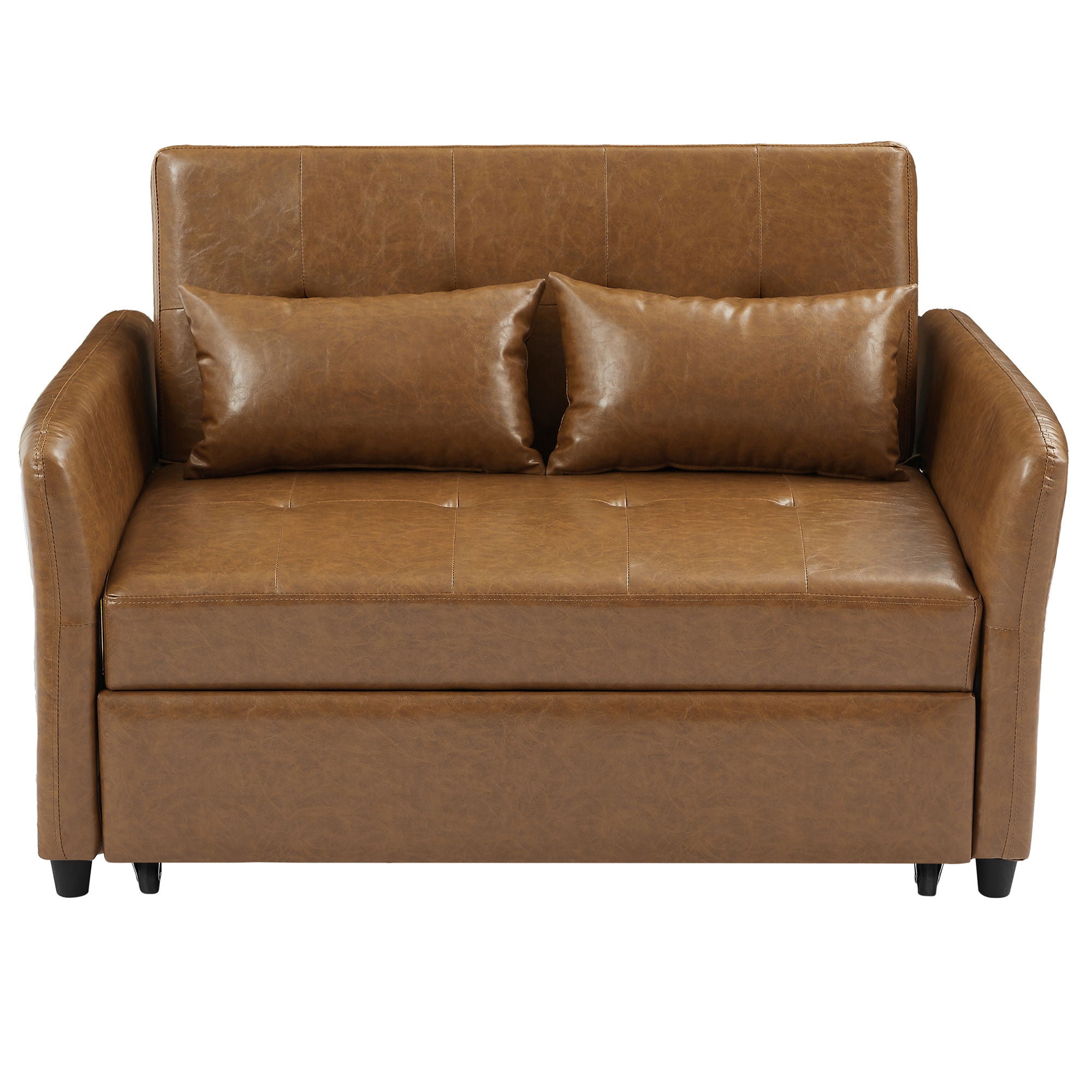 Convertible Sleeper Bed, Adjustable Oversized Armchair With 3 USB Ports