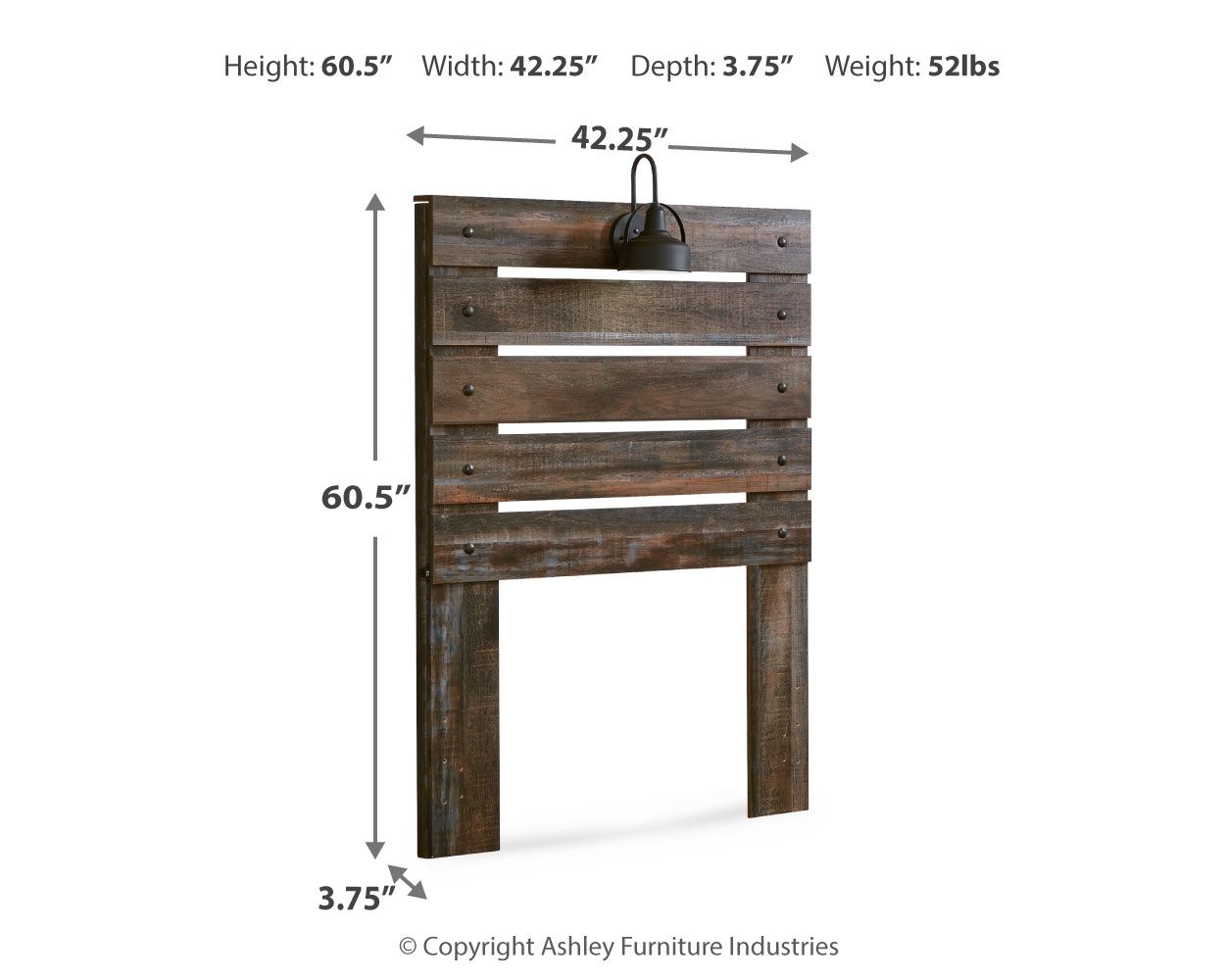 Ashley Furniture Drystan - Panel Headboard | Meri Furniture
