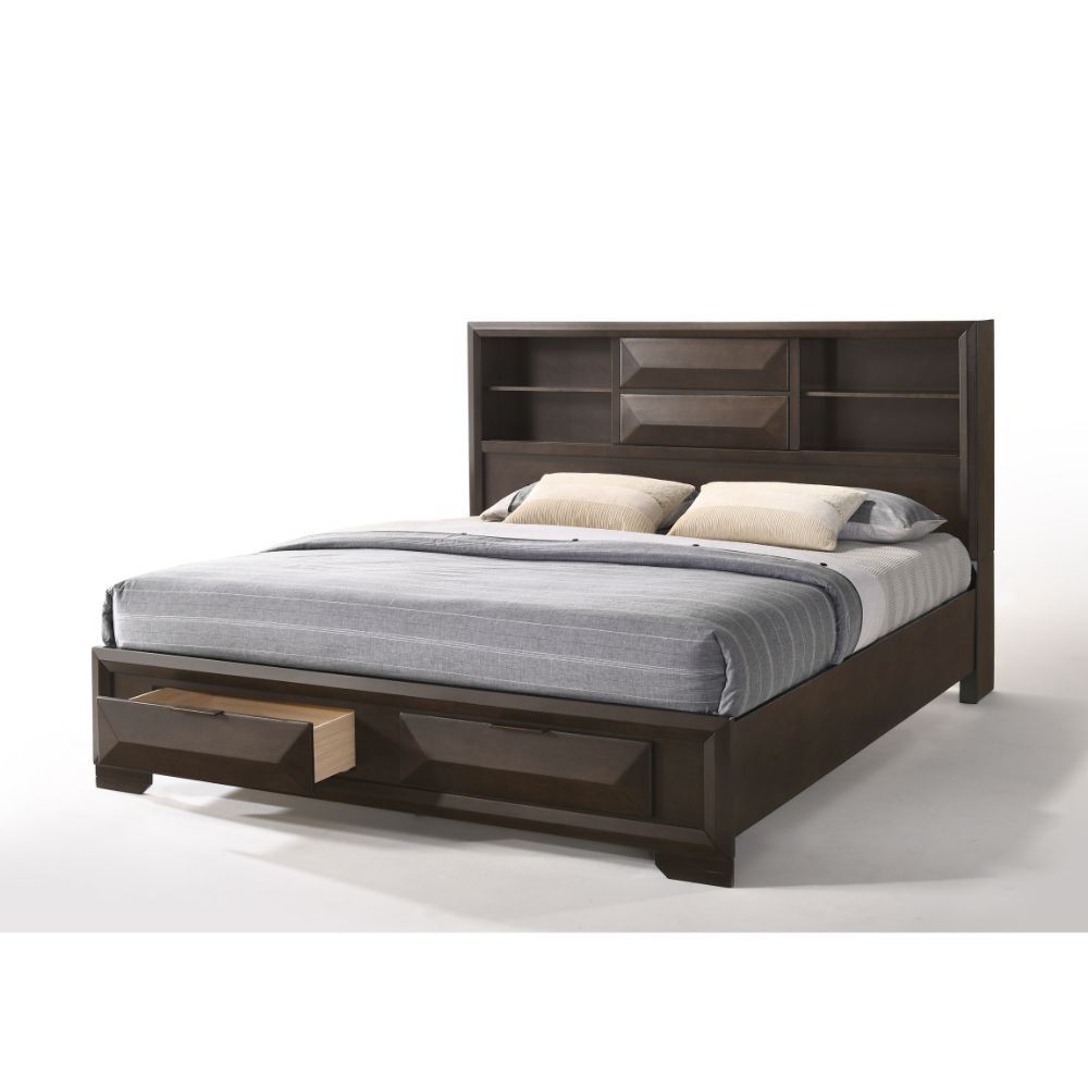 ACME Merveille - Bed w/Storage | Meri Furniture