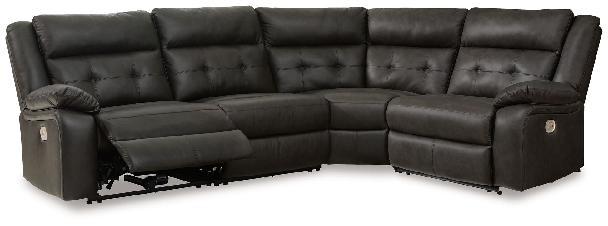 Signature Design by Ashley® Mackie Pike - Power Reclining Sectional | Meri Furniture