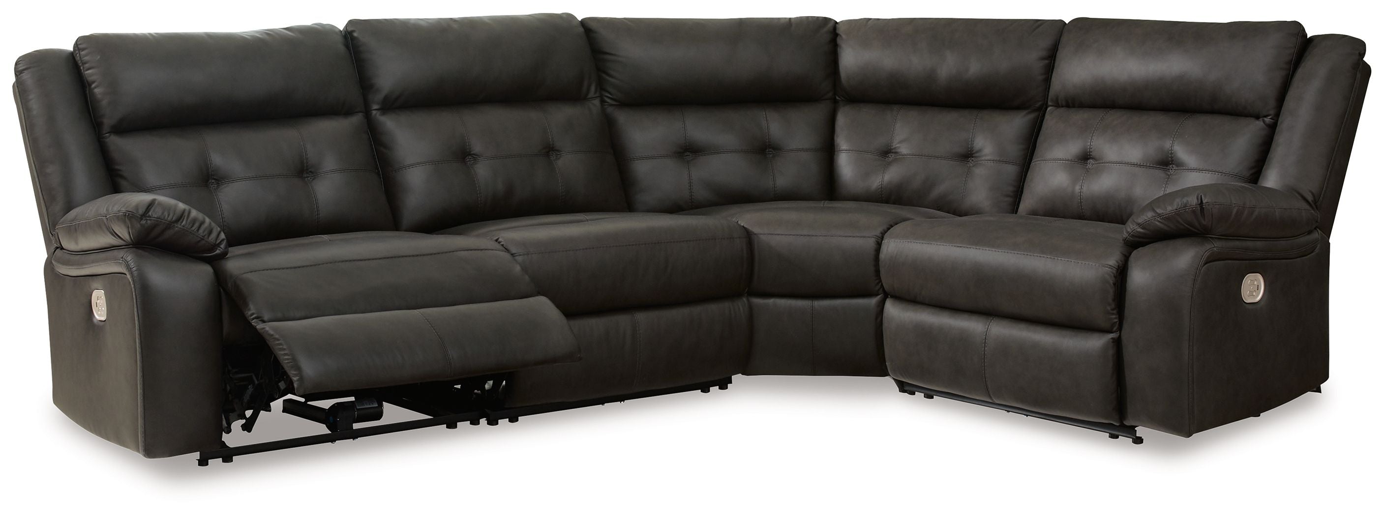 Signature Design by Ashley® Mackie Pike - Power Reclining Sectional | Meri Furniture