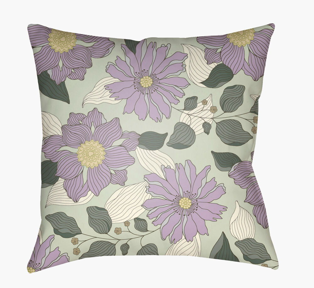 Moody Floral Pillow