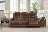 Ashley Furniture The Man-Den - Power Reclining Sofa | Meri Furniture
