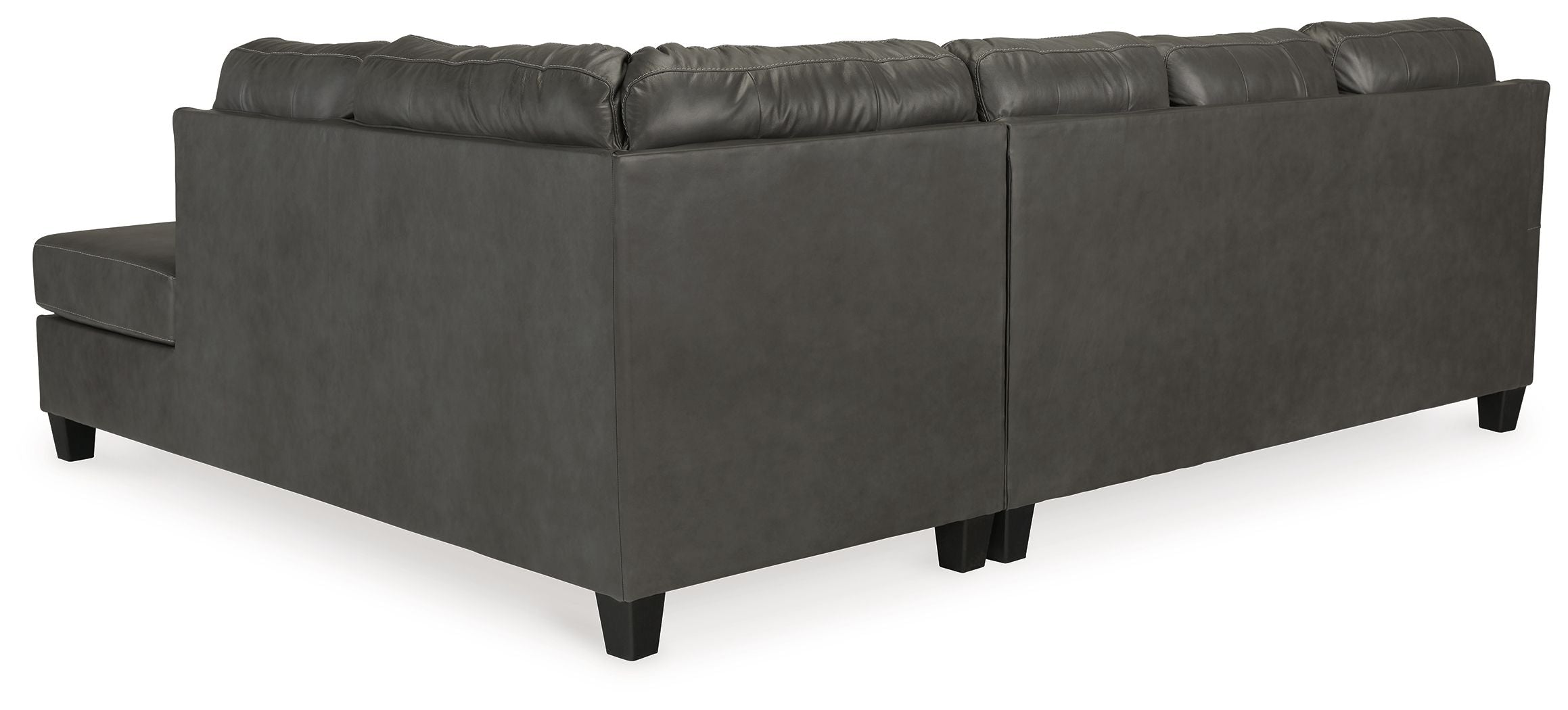 Signature Design by Ashley® Valderno - Fog - 2-Piece Sectional With Raf Corner Chaise | Meri Furniture