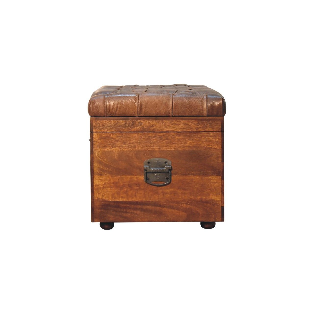 Buffalo - Leather Storage Trunk
