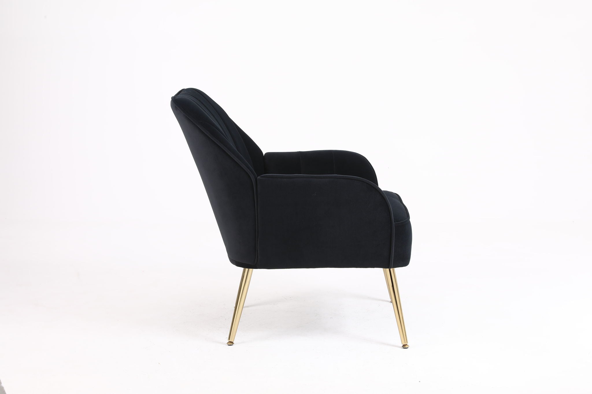 Modern Mid-Century Chair Tufted Sherpa Armchair For Living Room Bedroom Office