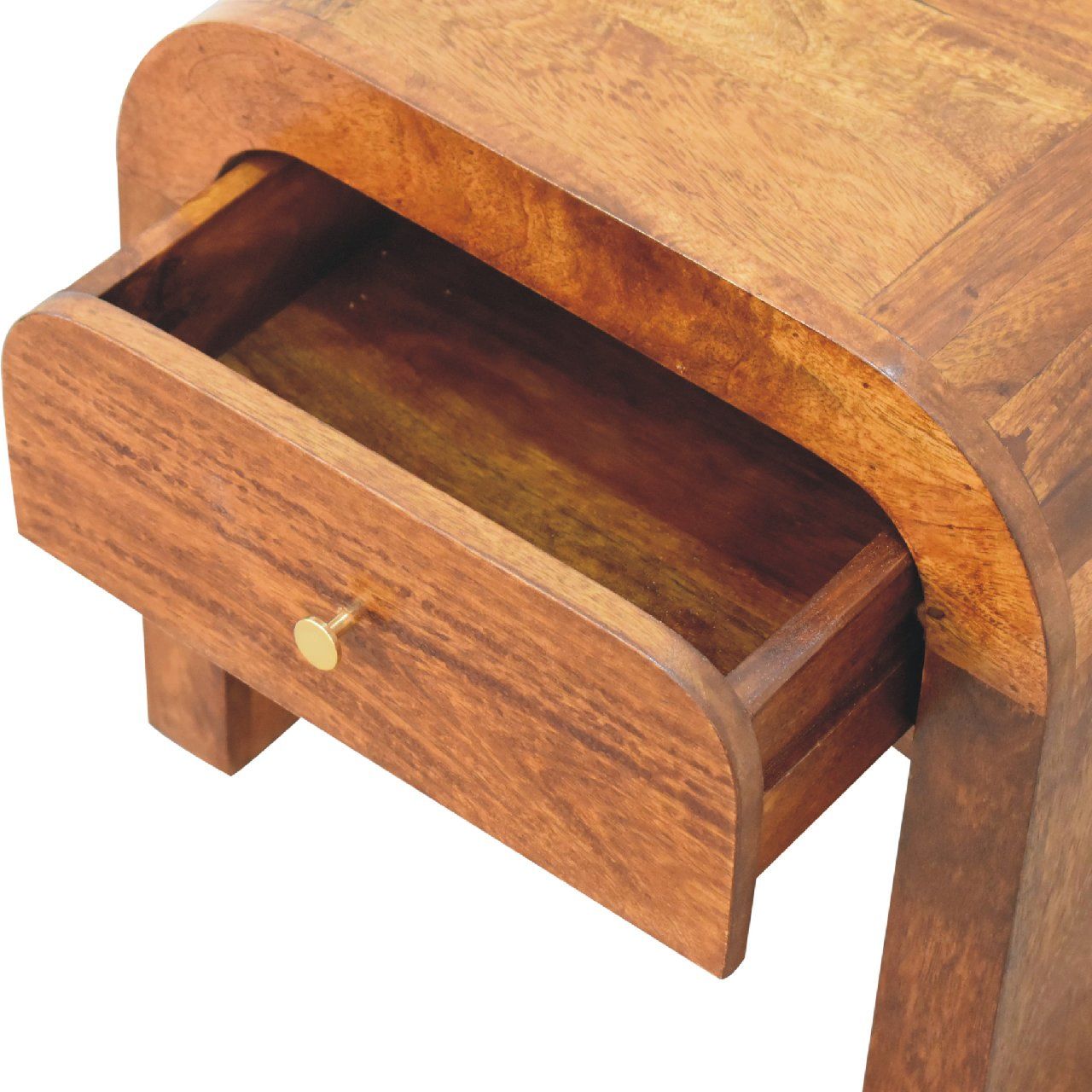 Mini Darcy - Nightstand With Curved Edges