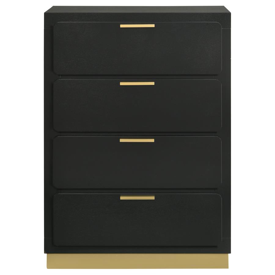 Coaster Fine Furniture Caraway - 4-Drawer Bedroom Chest | Meri Furniture