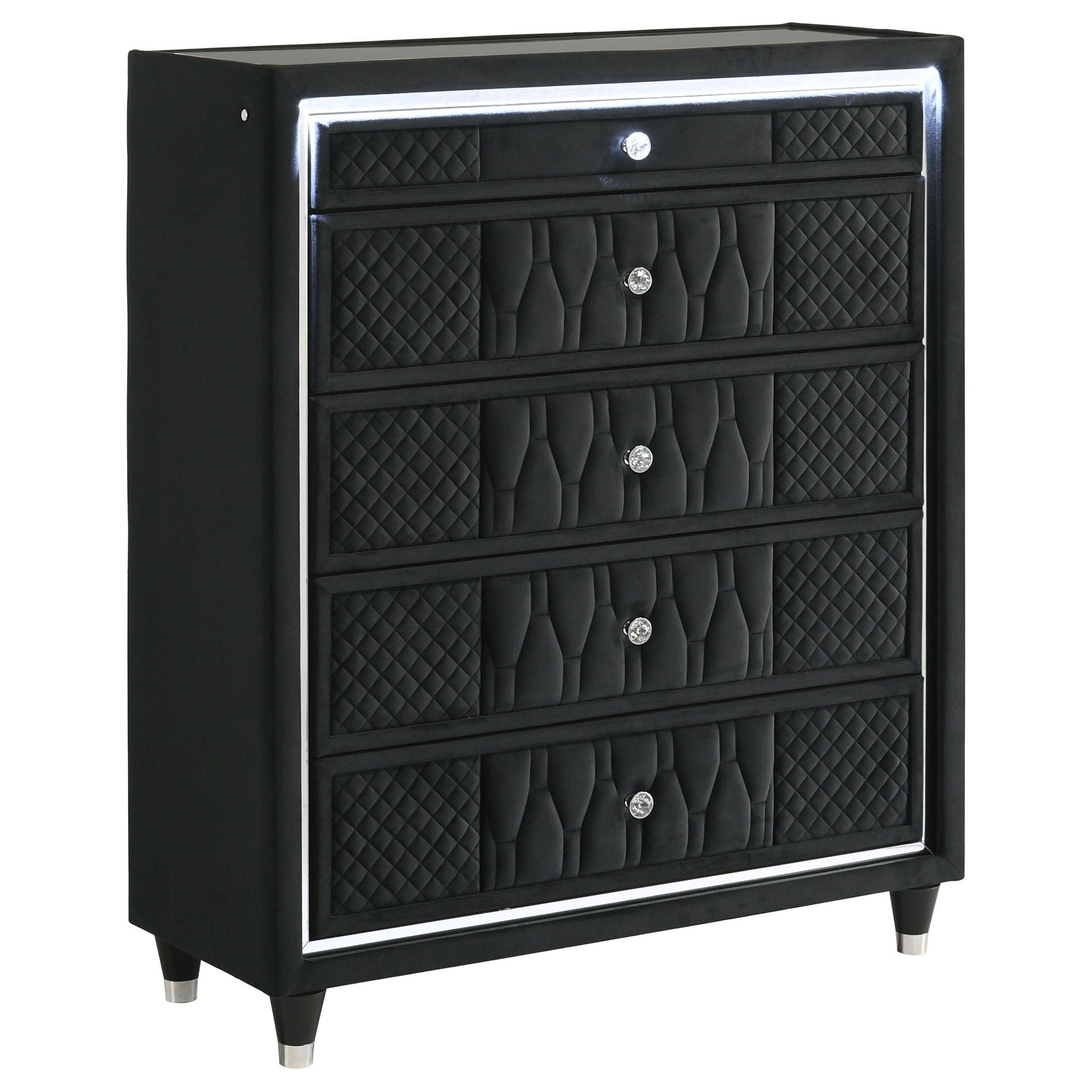 Lorient 5-piece Queen Bedroom Set Black