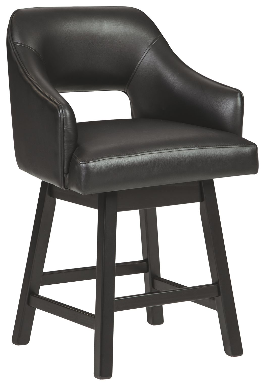 Signature Design by Ashley® Tallenger - Upholstered Swivel Barstool (Set of 2) | Meri Furniture
