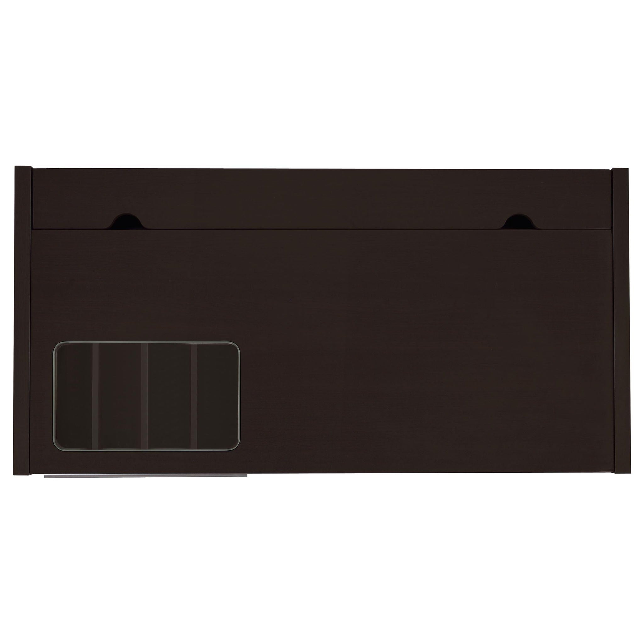 Halston 47-inch 2-drawer Office Desk with Cabinet Cappuccino
