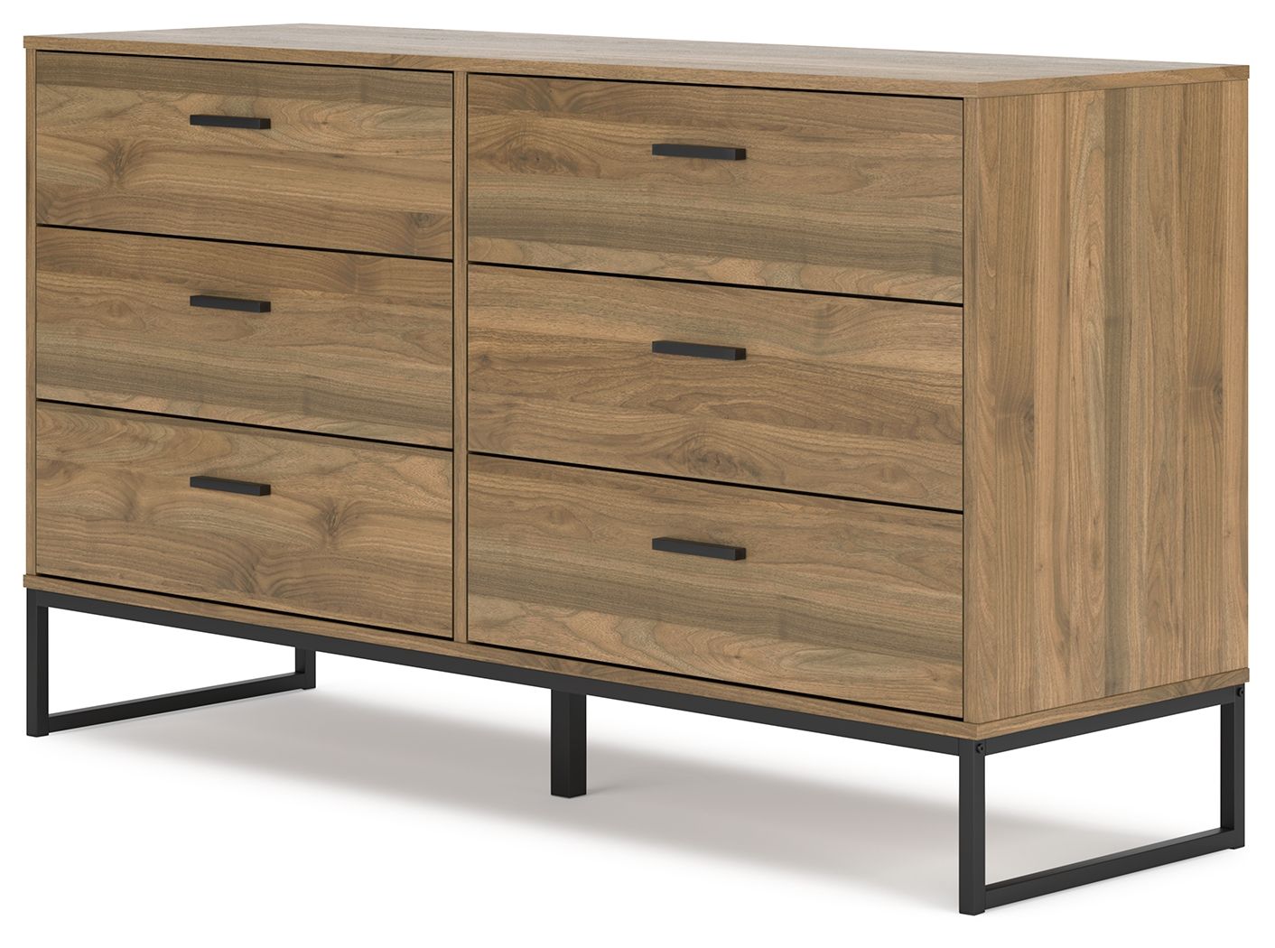 Signature Design by Ashley® Deanlow - Honey - Six Drawer Dresser | Meri Furniture