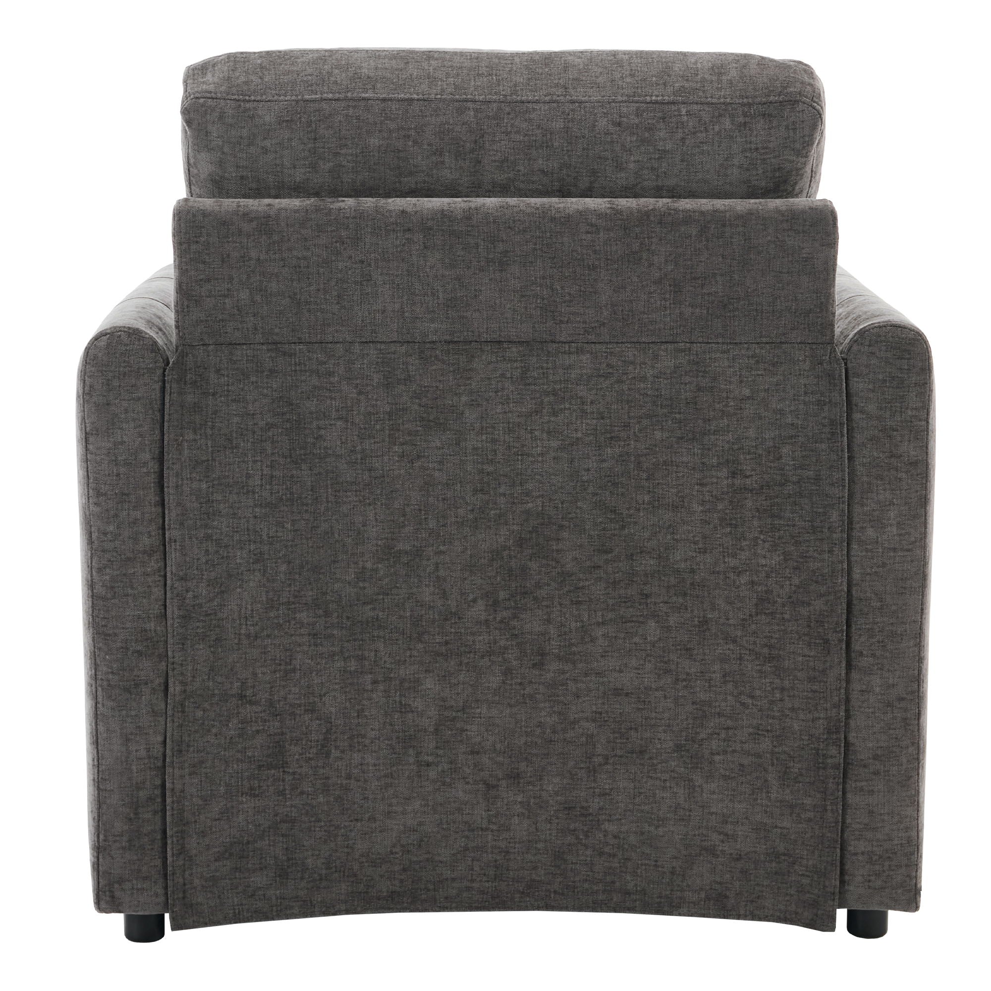 Cozy Upholstered Plush Cushion Armchair For Living Room