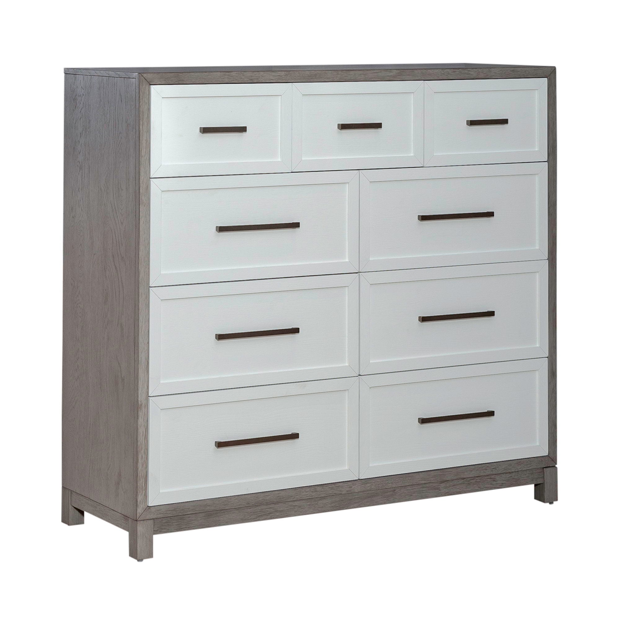 Liberty Furniture Palmetto Heights - 9 Drawer Chesser - White | Meri Furniture