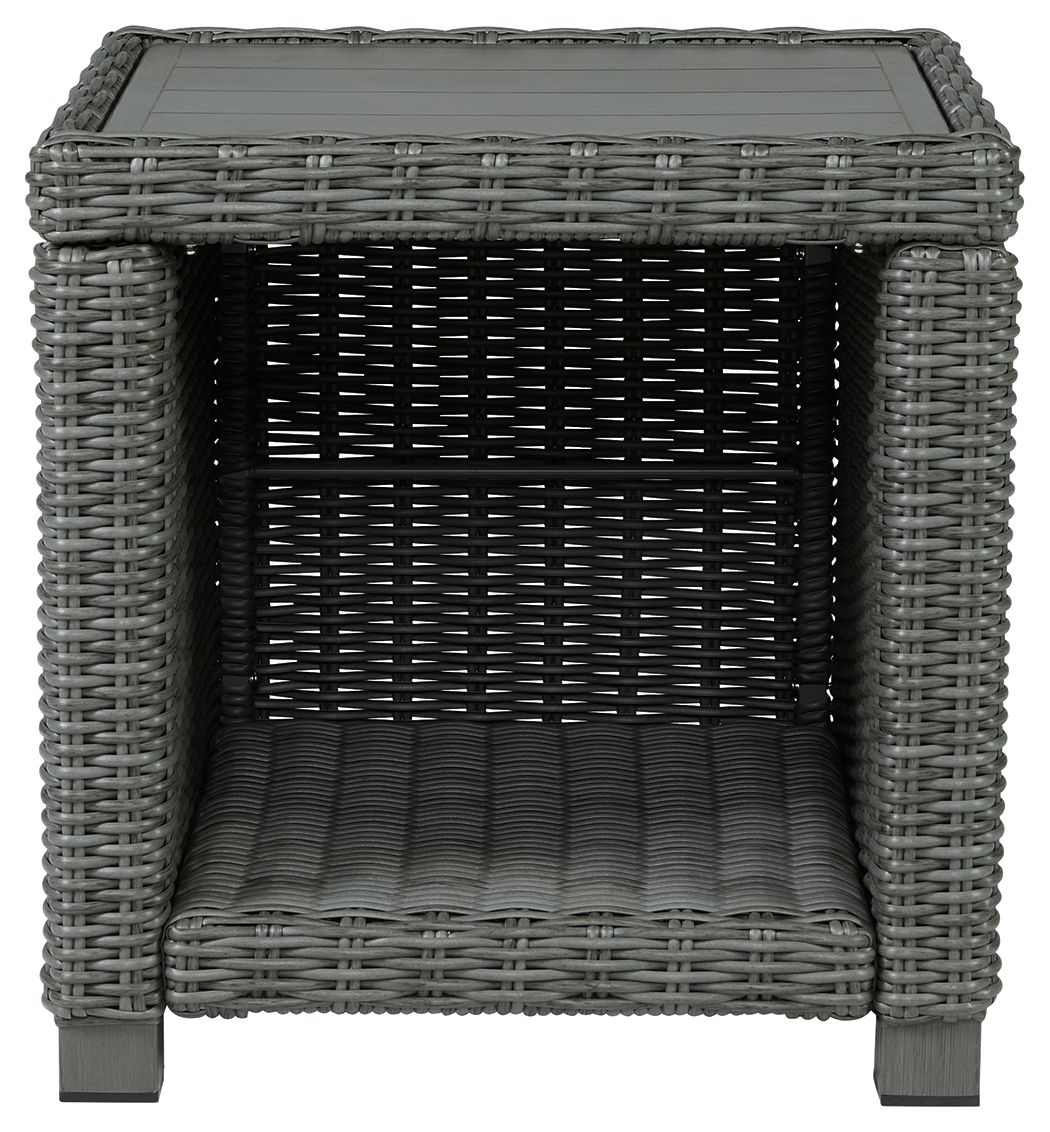 Signature Design by Ashley® Elite Park - Gray - Square End Table | Meri Furniture
