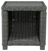 Elite Park - Gray - Square End Table