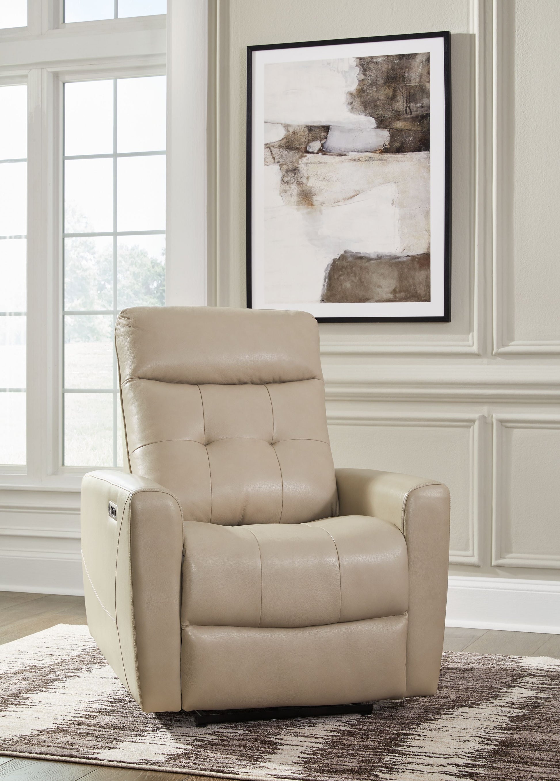 Signature Design by Ashley® Pisgham - Power Recliner With Adj Headrest | Meri Furniture