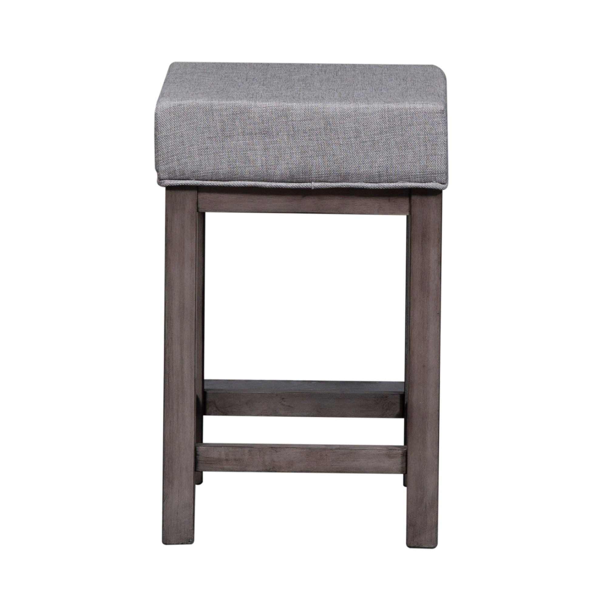 Liberty Furniture Tanners Creek - Upholstered Console Stool (3 Piece Set) - Dark Gray | Meri Furniture