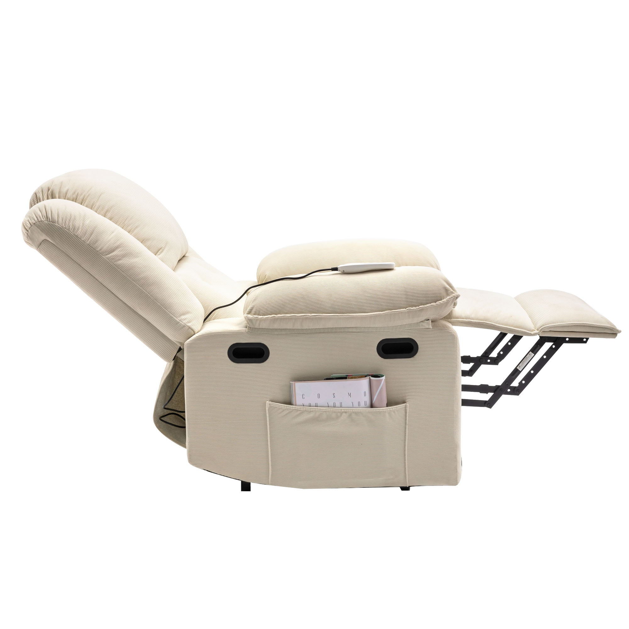 Massage Recliner Power Lift Chair With Adjustable Massage And Heating Function