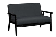 Bahamas 45"W Dark Gray Loveseat