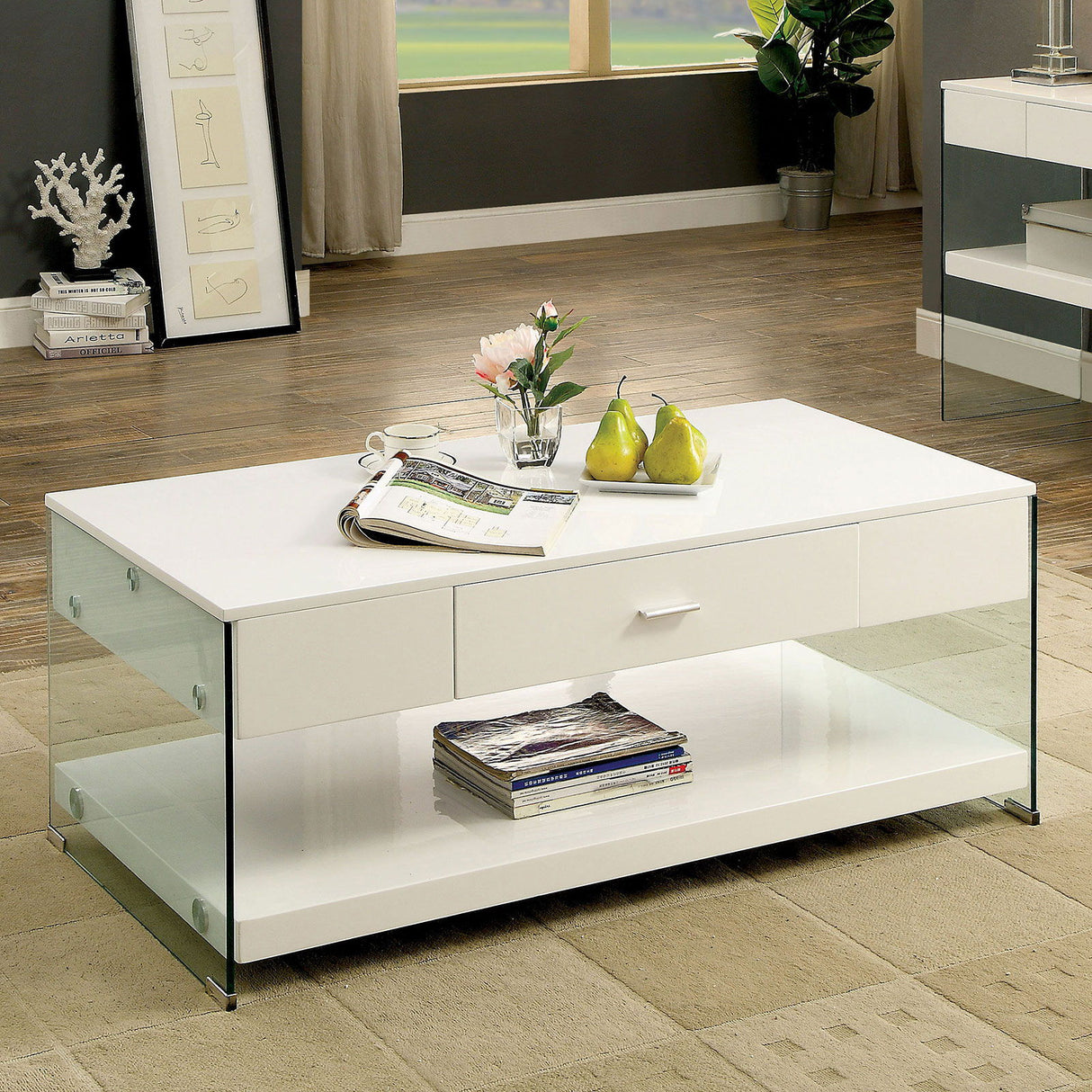 Raya - Coffee Table - White