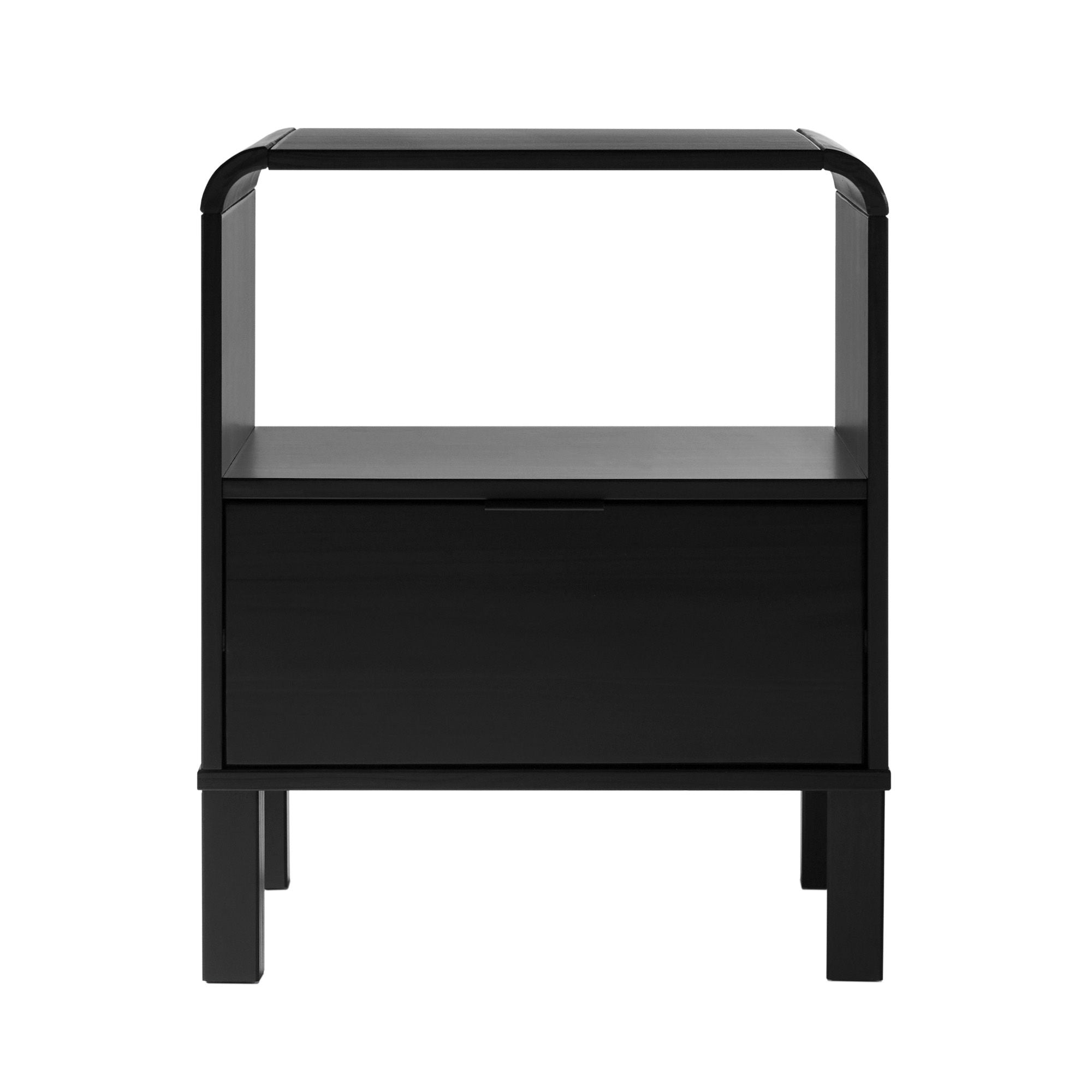 Modern Minimalist Curved Top Nightstand
