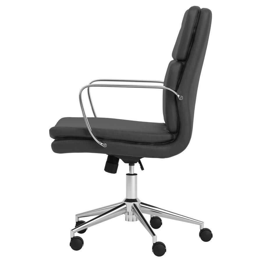 Coaster Fine Furniture Ximena - Upholstered Adjustable Mid Back Office Chair | Meri Furniture