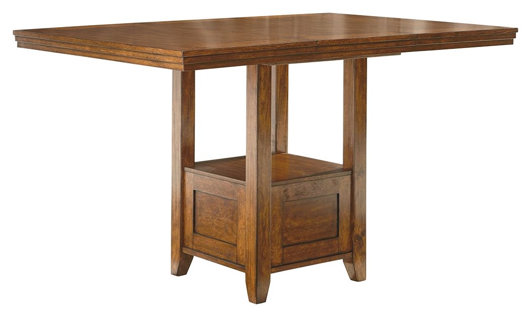 Signature Design by Ashley® Ralene - Medium Brown - Rectangular Dining Room Counter Extension Table | Meri Furniture