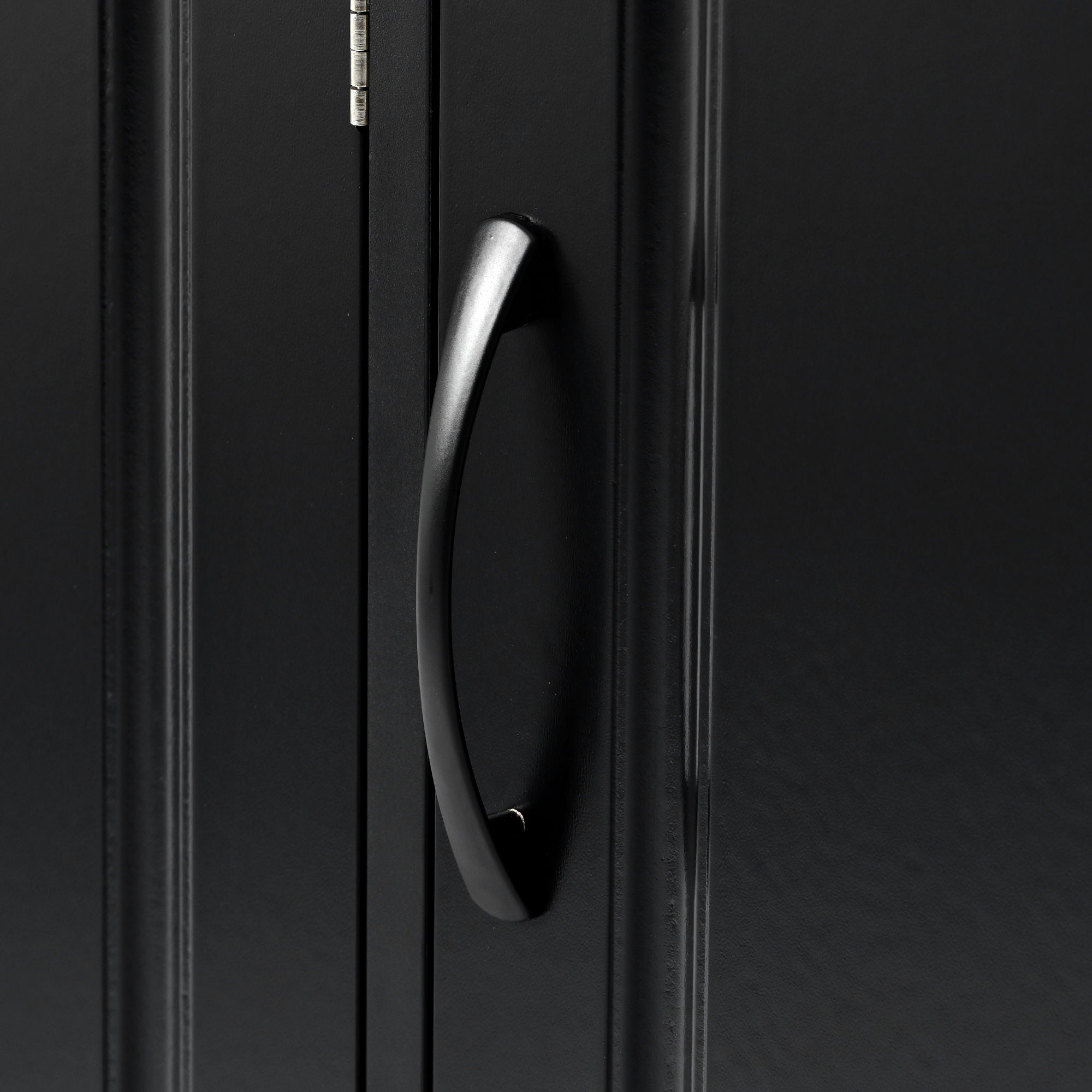 Sleek And Modern Shoe Cabinet With Adjustable Shelves, Space Saving Design