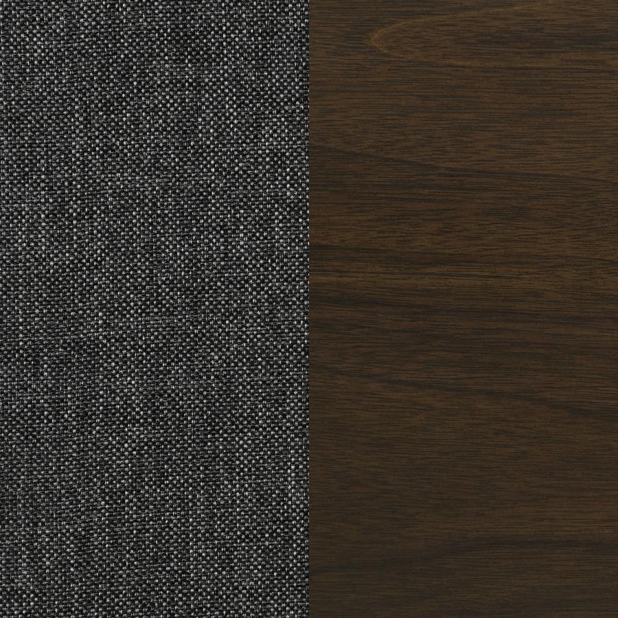 Wes - Upholstered Dining Side Chair (Set of 2) - Dark Walnut