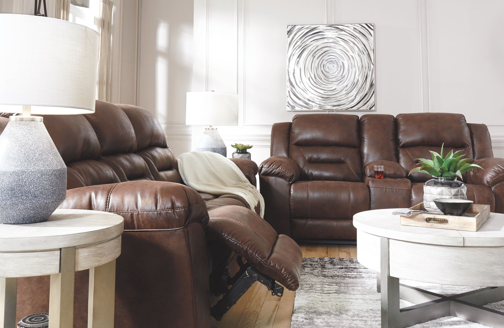 Signature Design by Ashley® Stoneland - Power Reclining Living Room Set | Meri Furniture