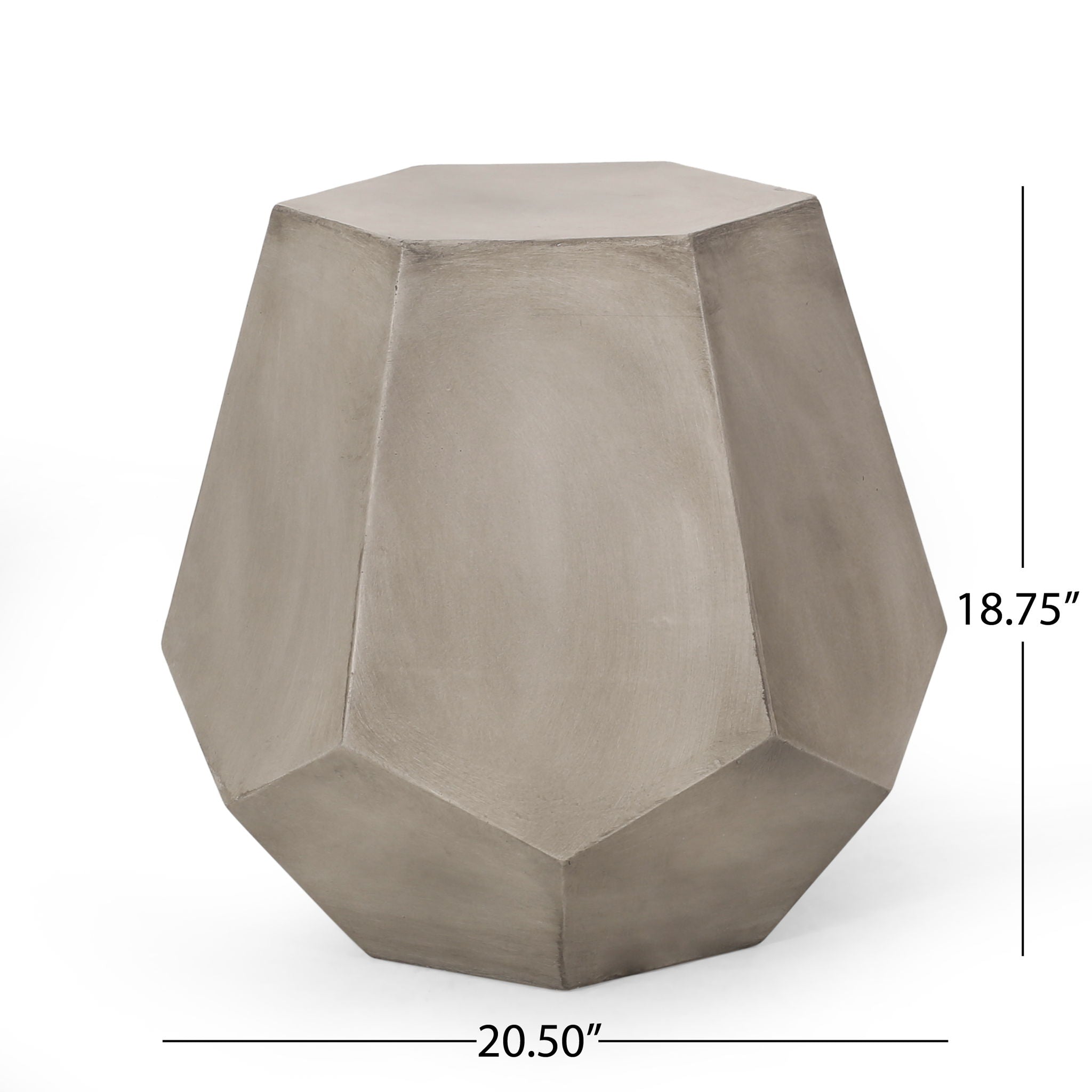 Outdoor Calgary Side Table - Light Gray