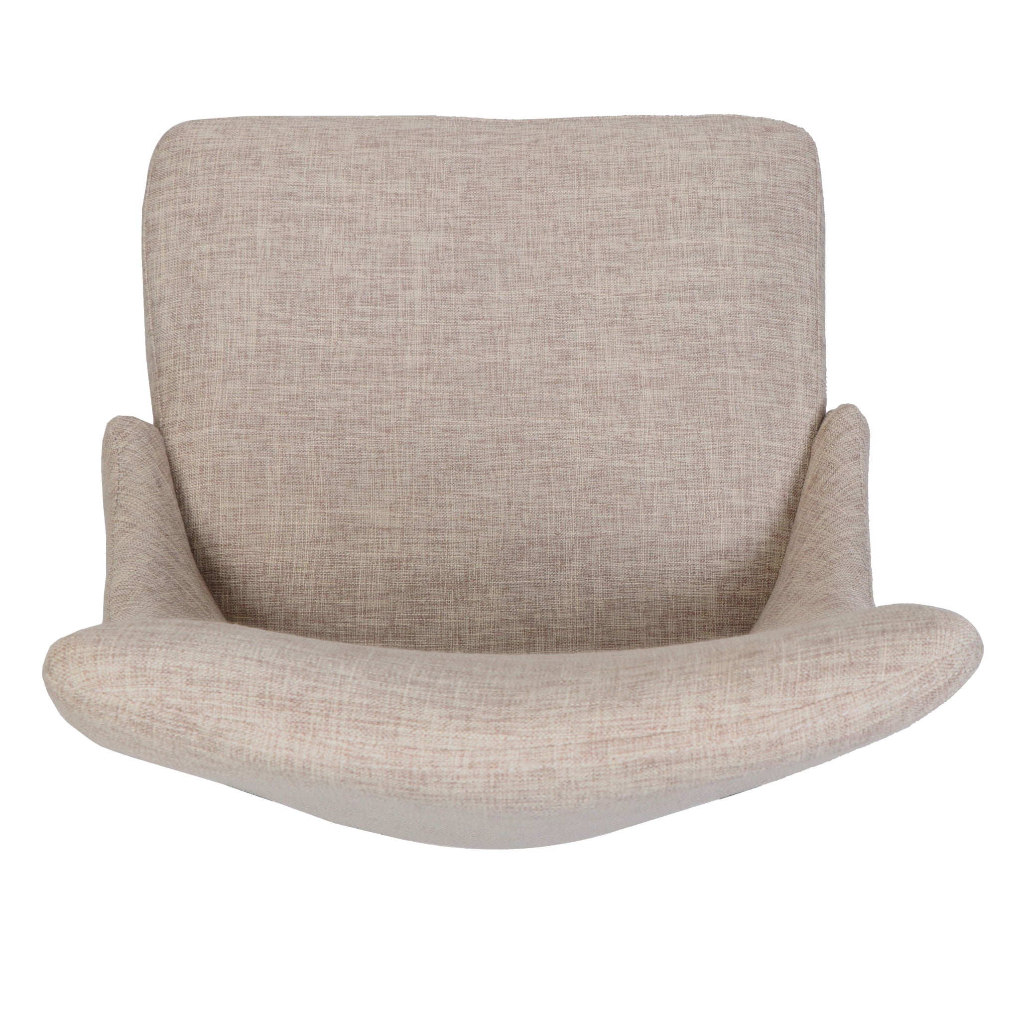 Mid Century Modern Fabric Armless Dining Chair