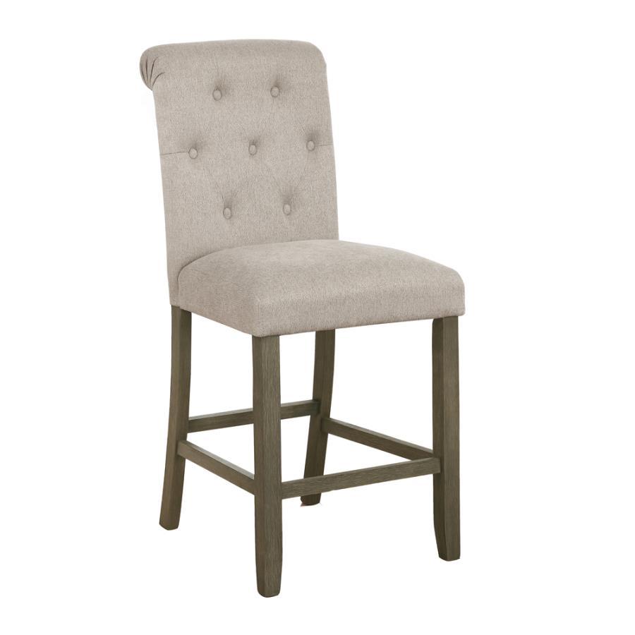 Coaster Fine Furniture Balboa - Fabric Upholstered Counter Chair (Set of 2) | Meri Furniture