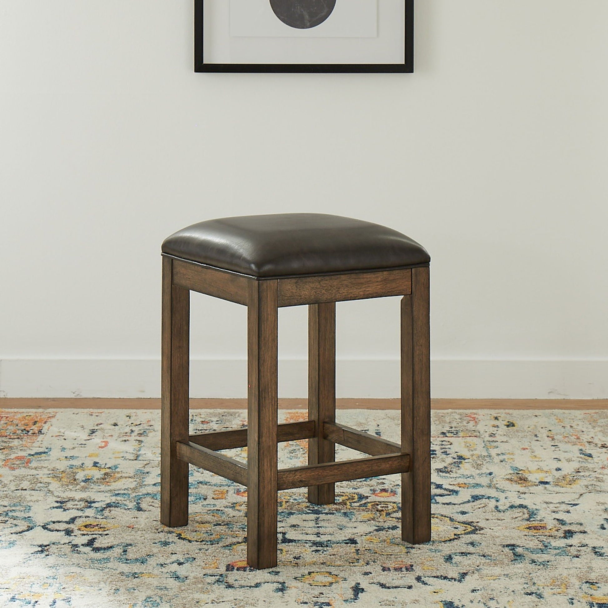 Liberty Furniture Lennox - Upholstered Console Stool | Meri Furniture